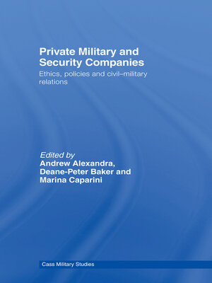 cover image of Private Military and Security Companies